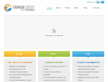 Tablet Screenshot of canadaentry.com